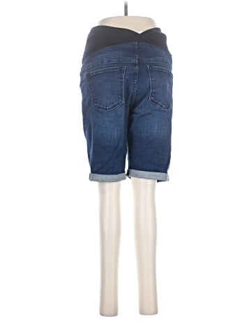 Isabel Maternity Denim Shorts (view 2)
