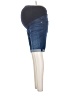 Isabel Maternity Blue Denim Shorts Size 8 Maternity - photo 5