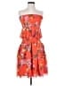 WAYF 100% Polyester Tropical Orange Casual Dress Size S - photo 1