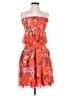 WAYF 100% Polyester Tropical Orange Casual Dress Size XS - photo 1