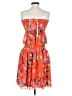 WAYF 100% Polyester Tropical Orange Casual Dress Size XS - photo 2
