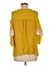 Umgee Yellow 3/4 Sleeve Top Size M - photo 2