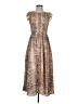 THML 100% Polyester Paisley Brown Cocktail Dress Size XS - photo 1