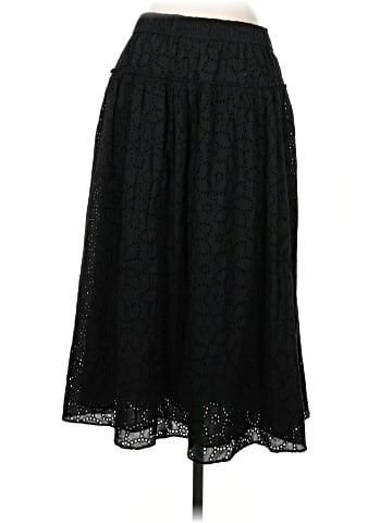 Madewell Eyelet Pull-On Midi Skirt (view 2)