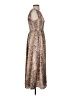 THML 100% Polyester Paisley Brown Cocktail Dress Size XS - photo 4