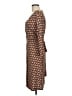 Mango Print Brown Cocktail Dress Size M - photo 5