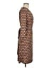 Mango Print Brown Cocktail Dress Size M - photo 4
