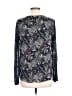 New Directions Paisley Blue Long Sleeve Blouse Size M - photo 2