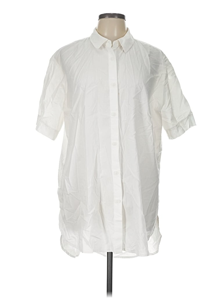 Pre-owned C Established 1946 Short Sleeve Button Down Shirt In White