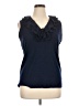 Chaps Blue Sleeveless Blouse Size XL - photo 1