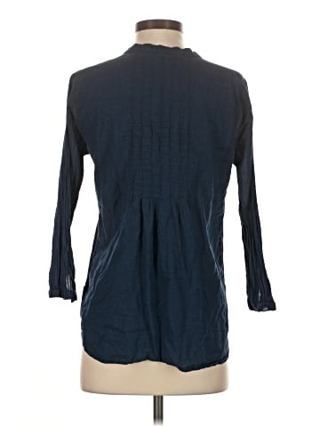 Lands' End 3/4 Sleeve Button-Down Shirt (view 2)