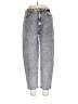 Current/Elliott Chevron-herringbone Gray Jeans Size 31 waist - photo 1