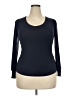 Chico's Blue 3/4 Sleeve Top Size XXL (estimated) - photo 1