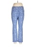 Anne Klein Print Blue Casual Pants Size 12 - photo 2