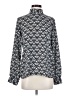 Ann Taylor Silver Long Sleeve Blouse Size XS - photo 1