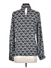 Ann Taylor Silver Long Sleeve Blouse Size XS - photo 2