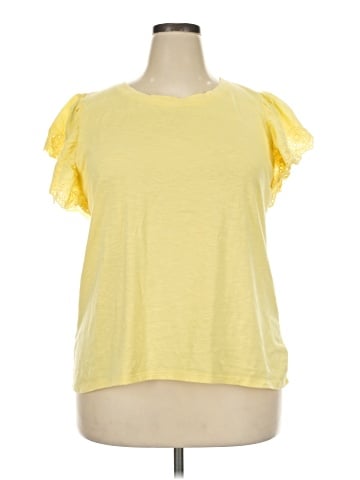 Notations Short Sleeve Top (view 1)
