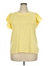 Notations Yellow Short Sleeve Top Size 2X - photo 1