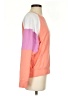 Evereve 100% Cotton Color Block Orange Sweatshirt Size XS - photo 4