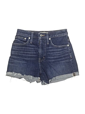 Madewell Curvy High-Rise Denim Shorts in Canterdale Wash (view 1)