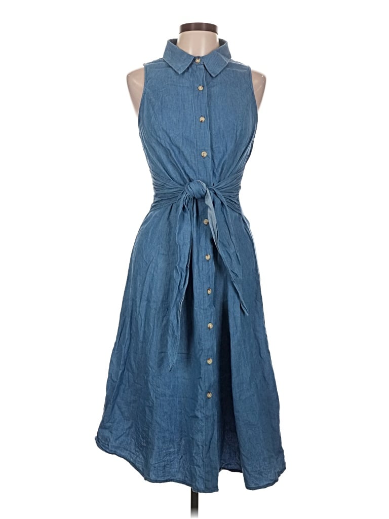 Pre-owned Chetta B Casual Dress In Blue