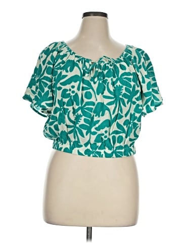 Marine Layer Short Sleeve Blouse (view 1)