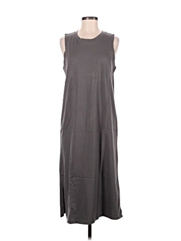 Madewell Organic Cotton Crewneck Tank Midi Dress (view 1)