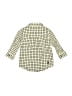 Tea Checkered-gingham Ivory Long Sleeve Button-Down Shirt Size 6-12 mo - photo 2