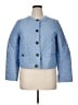 Ann Taylor 100% Cotton Blue Jacket Size 14 - photo 1