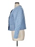 Ann Taylor 100% Cotton Blue Jacket Size 14 - photo 5