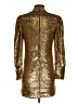 A.L.C. 100% Polyester Metallic Gold Cocktail Dress Size 2 - photo 2