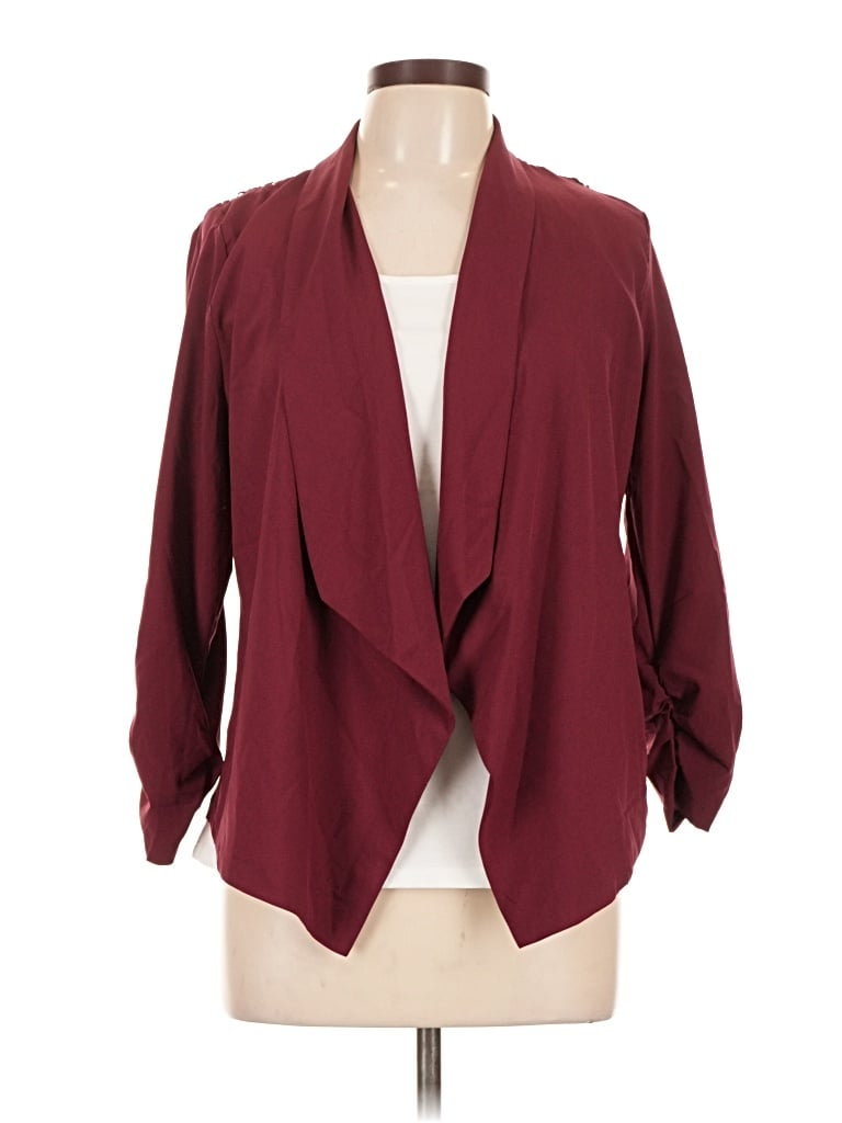 Pre-owned Mine Cardigan Sweater In Burgundy