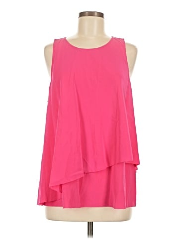 Trina Turk Sleeveless Silk Top (view 1)