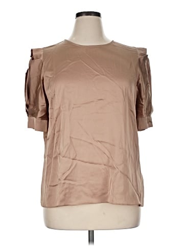 Worthington Short Sleeve Blouse (view 1)