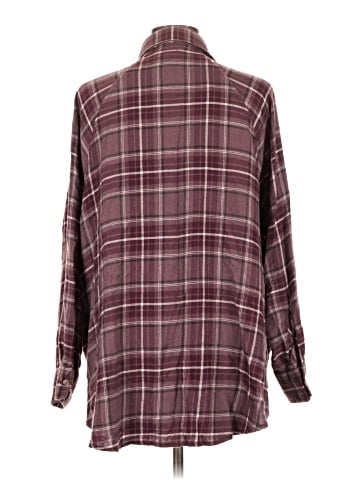 American Eagle Outfitters 3/4 Sleeve Button-Down Shirt (view 2)