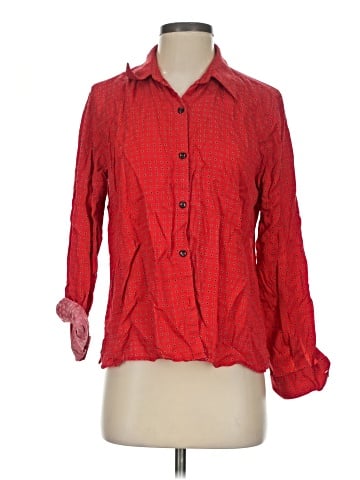 Liz Claiborne 3/4 Sleeve Button-Down Shirt (view 1)