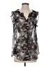 CAbi Gray Sleeveless Blouse Size S - photo 1