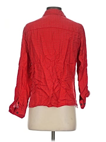 Liz Claiborne 3/4 Sleeve Button-Down Shirt (view 2)
