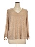 Nine West Gold Long Sleeve Blouse Size XL - photo 1