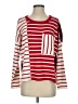 CAbi Stripes Red Pullover Sweater Size S - photo 1