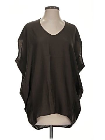 Vince. 3/4 Sleeve Silk Top (view 1)