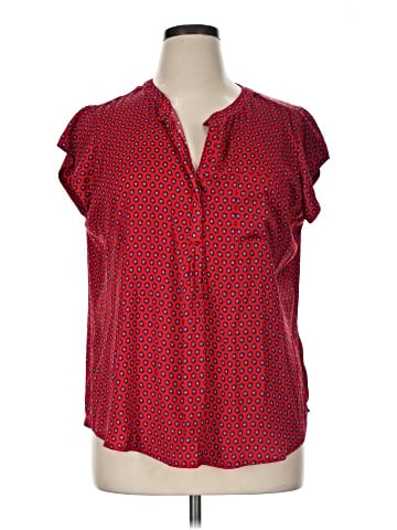 Liz Claiborne Short Sleeve Henley (view 1)