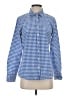 J.Crew Checkered-gingham Blue Long Sleeve Button-Down Shirt Size XS (estimated) - photo 1