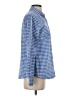 J.Crew Checkered-gingham Blue Long Sleeve Button-Down Shirt Size XS (estimated) - photo 4