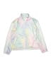 Adidas 100% Recycled Polyester Metallic Silver Track Jacket Size 10 - 12 Plus - photo 1