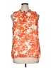 1.State 100% Polyester Orange Sleeveless Blouse Size XL - photo 1