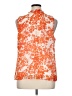 1.State 100% Polyester Orange Sleeveless Blouse Size XL - photo 2