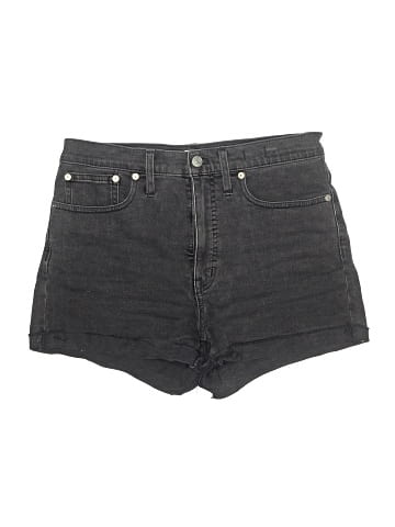 Madewell High-Rise Denim Shorts in Lunar Wash (view 1)