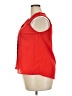 Monteau Red Sleeveless Blouse Size 2X - photo 5