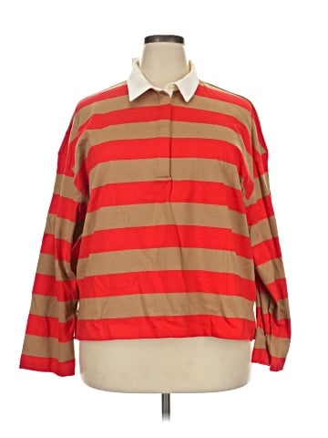 J.Crew Factory Store Long Sleeve Button-Down Shirt (view 1)